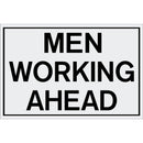 RK MEN2418 Traffic Sign, Legend "MEN WORKING AHEAD", 24"L x 18"H-RK Safety-RK Safety