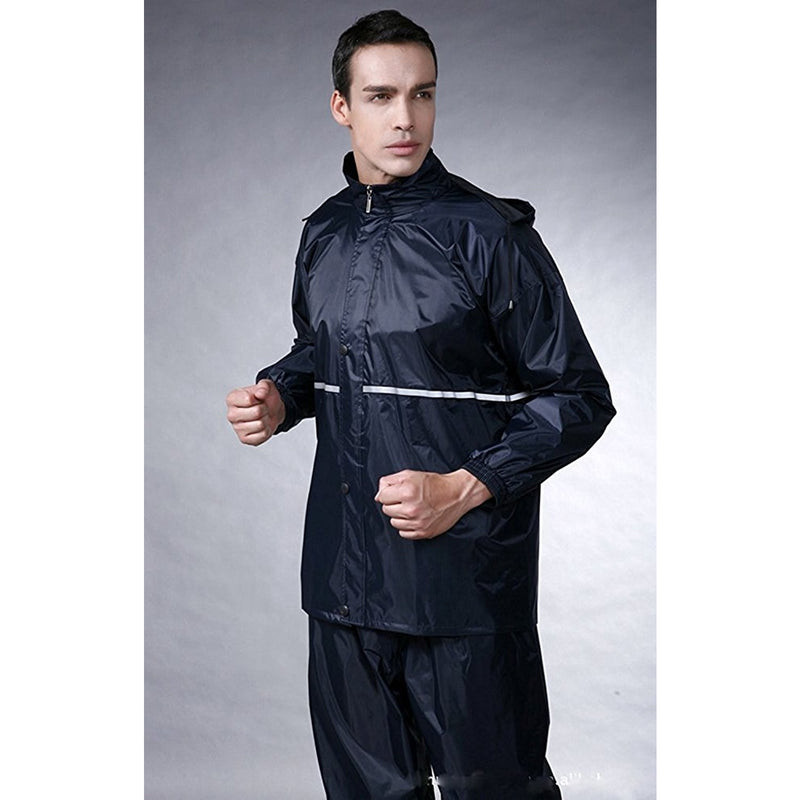RK Premium Men's Waterproof Hooded Rain Suit, Reflective Strip-RK Guard-RK Safety
