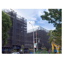 RK Heavy Duty Black Scaffold Debris Netting, Fire retardant 8.6' x 150'-RK Safety-RK Safety