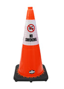 RK Safety “No Smoking” Bright Reflective Cone Message Sleeve, [Cone Not Included]-RK Safety-RK Safety