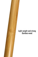 (RK-SJB001) 24'' RK Safety Wooden Push Broom With Brace and Bamboo Handle-RK Safety-RK Safety
