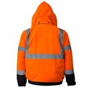 Men's ANSI Class 3 High Visibility Bomber Safety Jacket - WJ9011-New York Hi-Viz Workwear-RK Safety