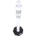 Traffic 42" Delineator Posts with 13 lbs Bases, White-RK Safety-RK Safety