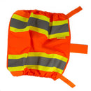 RK-GAITERS-OR Hi-Viz Contrasting Trim Leg Gaiters, Polyester oxford w/ PU coating, Orange-New York Hi-Viz Workwear-RK Safety