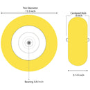 NK WFF16-YEL Flat-Free Wheelbarrow Tire-NK-RK Safety