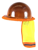Sun Shade Hi-Viz Yellow/Reflective Stripe Hard Hat Accessory-New York Hi-Viz Workwear-RK Safety