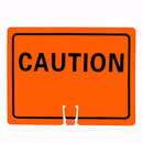 RK Traffic Cone Sign 23 Legend "Caution", 18" Width x 14" Height, Black on Orange-RK Safety-RK Safety