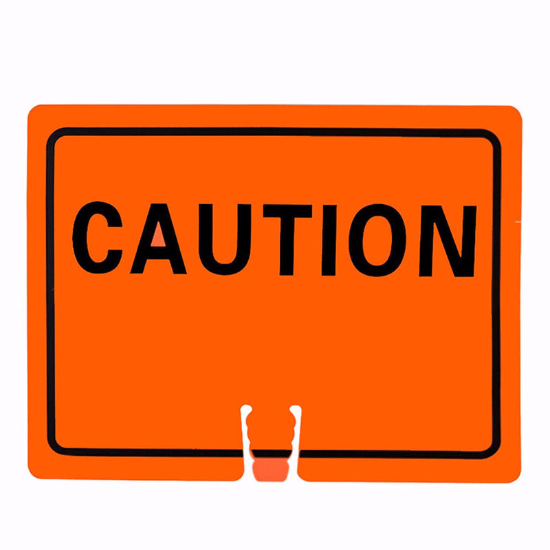 RK Traffic Cone Sign 23 Legend "Caution", 18" Width x 14" Height, Black on Orange-RK Safety-RK Safety