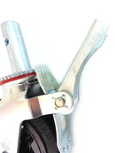 RK Scaffold 8"x2" Black Rubber Mold-on Steel Caster Wheel with Brake-RK Industries Group, Inc-RK Safety