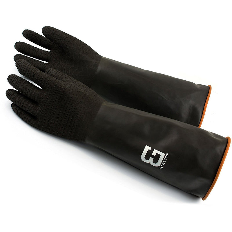 Better Grip® Textured Natural Latex Chemical Resistant Gloves - BG18RU-Better Grip-RK Safety
