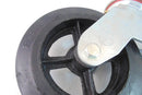RK Scaffold 8"x2" Black Rubber Mold-on Steel Caster Wheel with Brake-RK Industries Group, Inc-RK Safety