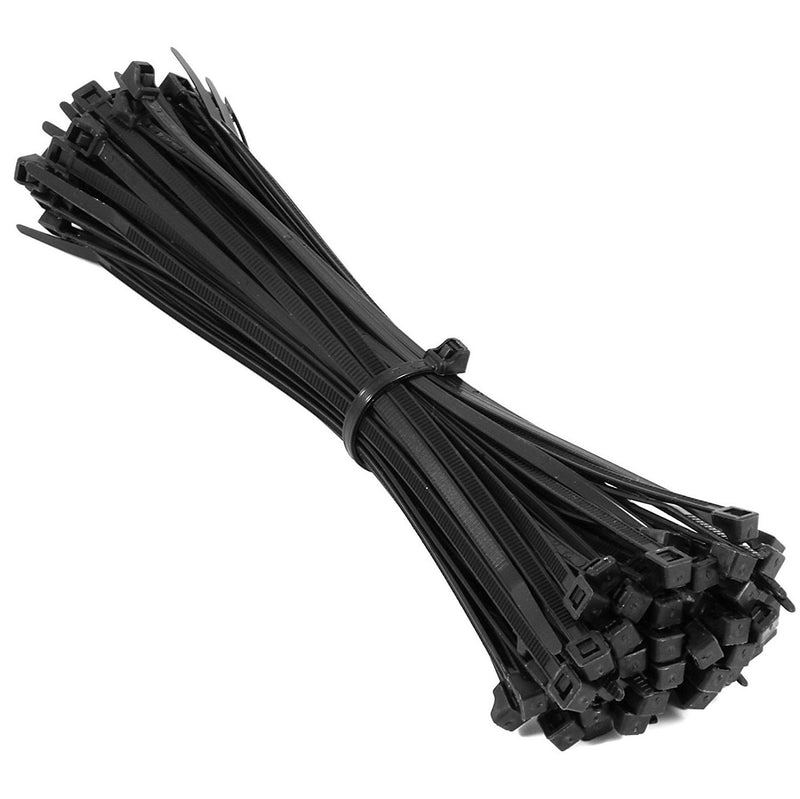 RK ZT76300 Self-Locking 12-Inch Nylon Cable Ties in Black (120 Lbs Tensile Strength)-RK Safety-RK Safety