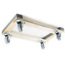 NK Furniture Movers Dolly, Rubber End Caps, Non-marking TPR Wheels, 30" L x 17" W-NK-RK Safety