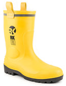 RK Mens Waterproof Rubber Sole Rain Boots - Yellow-RK Guard-RK Safety