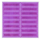 Adhesive Vinyl Reflective Hard Hat/Helmet Sticker - Purple-RK Safety-RK Safety