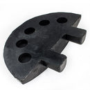 RK RK-SPBP6 Modular Rubber Speed Bump (72"x12"x12")-RK Safety-RK Safety