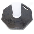 Traffic 42" Delineator Posts with 13 lbs Bases, White-RK Safety-RK Safety