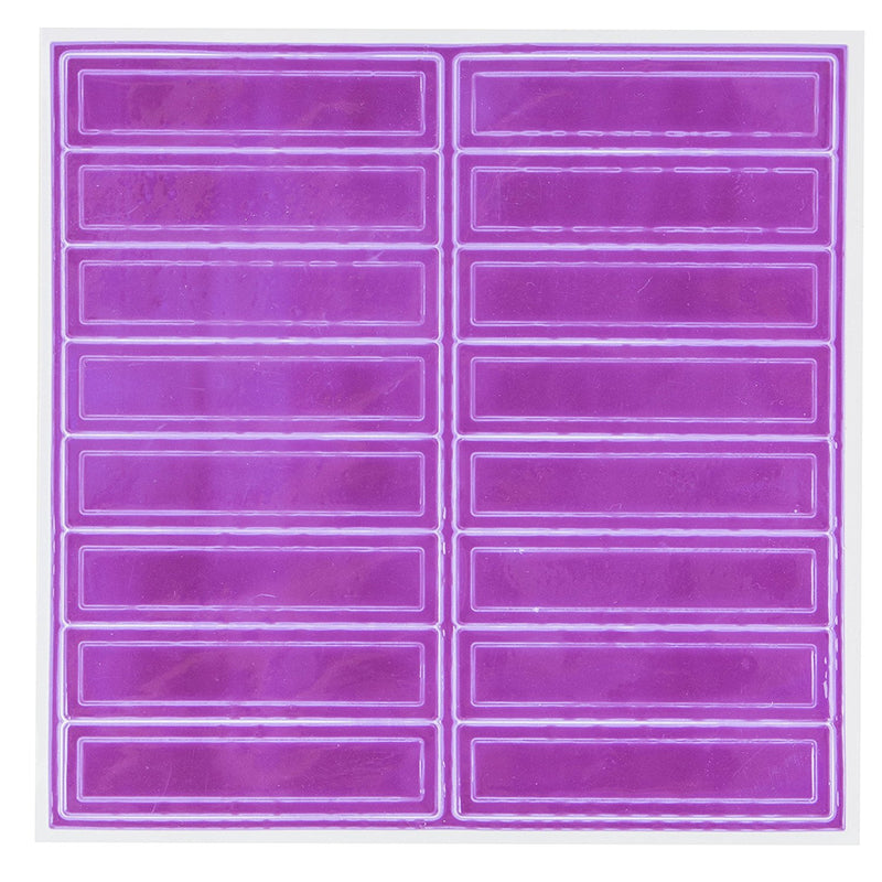 Adhesive Vinyl Reflective Hard Hat/Helmet Sticker - Purple-RK Safety-RK Safety