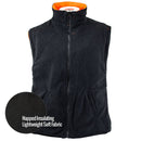 Men's Ansi Class 3 High Visibility Safety Bomber Jacket With Zipper, PVC Pocket, Black Bottom and Detachable sleeve- J8511-RK Safety-RK Safety