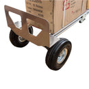 NK HTA-7B Heavy Duty 2 in 1 Senior Convertible Aluminum Hand Truck, Fully Assembled without Wheels, Flat Free Wheels-NK-RK Safety