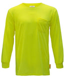 Long Sleeve High-Vis Force Color Enhanced Safety Shirt - L2110-New York Hi-Viz Workwear-RK Safety