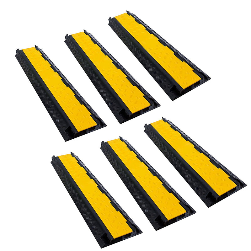 RK Dual Channel Rubber Cable Protector | Rubber Speed Bump-RK Safety-RK Safety