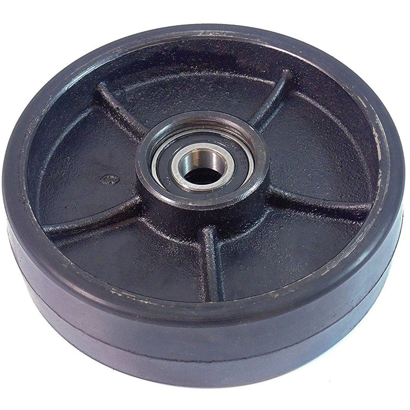 Pallet Jack Steer PU Wheel- 7" Diameter x 2" Wide 20 mm ID-NK-RK Safety