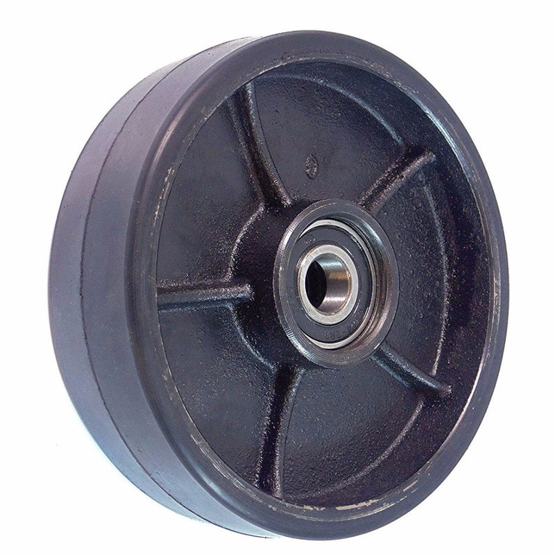 Pallet Jack Steer PU Wheel- 7" Diameter x 2" Wide 20 mm ID-NK-RK Safety