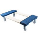 NK Furniture Movers Dolly, Soft Gray Non-marking TPR Wheels -Blue-NK-RK Safety