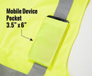 Class 2 High Vis Safety Vest with Reflective Strips - M8511& M8512 (Orange, Lime)-New York Hi-Viz Workwear-RK Safety