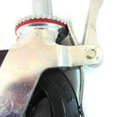 RK Scaffold 8"x2" Black Rubber Mold-on Steel Caster Wheel with Brake-RK Industries Group, Inc-RK Safety