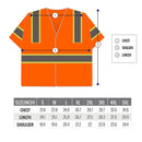 Class 3 Two Tone Hi Viz Breathable Polyester Mesh Vest - MV7811&MV7812,MV7813(Orange, Lime)-New York Hi-Viz Workwear-RK Safety