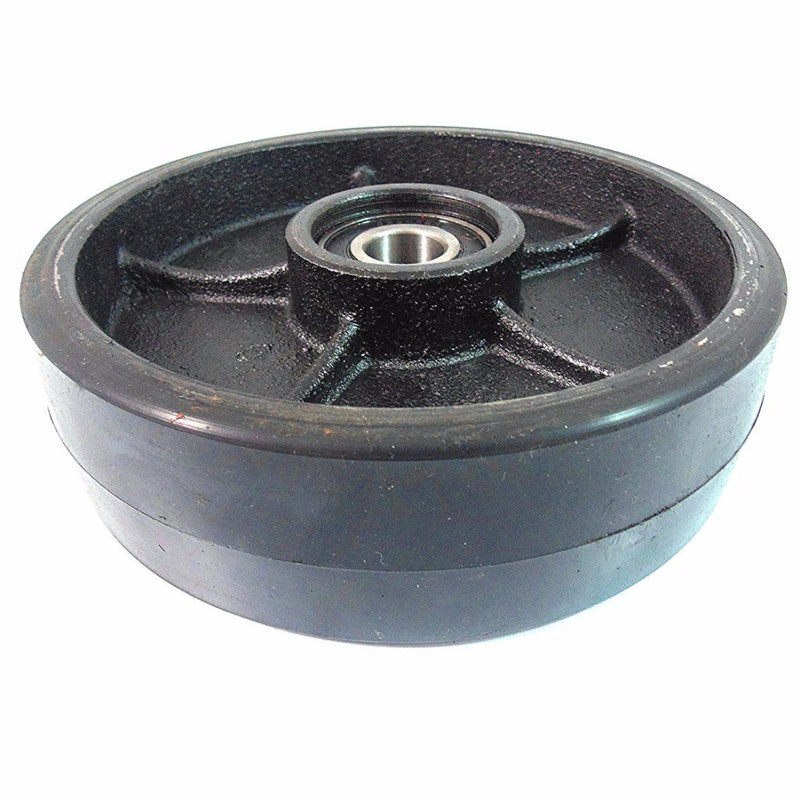 Pallet Jack Steer PU Wheel- 7" Diameter x 2" Wide 20 mm ID-NK-RK Safety