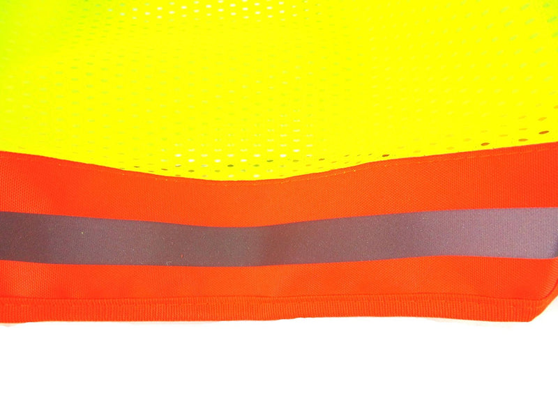 Sun Shade Hi-Viz Yellow/Reflective Stripe Hard Hat Accessory-New York Hi-Viz Workwear-RK Safety
