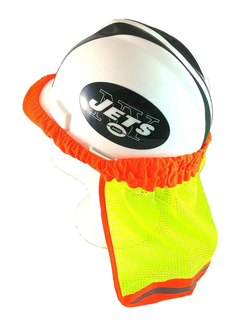 Sun Shade Hi-Viz Yellow/Reflective Stripe Hard Hat Accessory-New York Hi-Viz Workwear-RK Safety