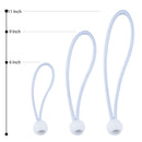RK Safety Ball Bungee Cords, 25 pc - White-RK Safety-RK Safety