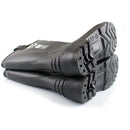 Insulated Waterproof Fur Interior Rubber Sole Winter Rain Boots-RKBW-BK-RK Guard-RK Safety