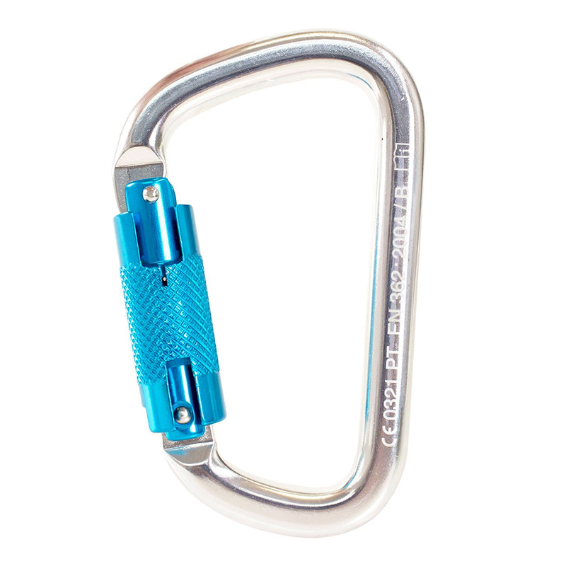 Spidergard Heavy Duty Aluminum Carabiner Auto Twist Lock 25kN-Spidergard-RK Safety