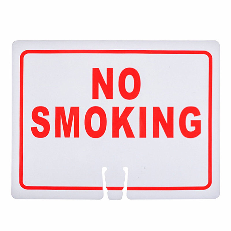 RK Traffic Cone Sign 19 Legend "No Smoking", 18" Width x 14" Height, Red on White-RK Safety-RK Safety