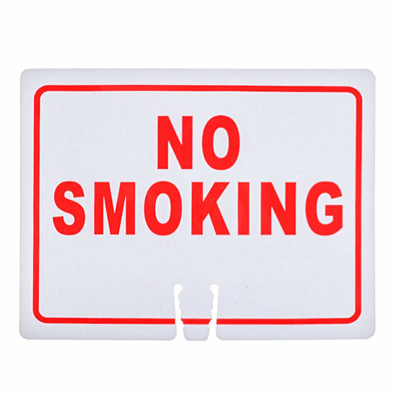 RK Traffic Cone Sign 19 Legend "No Smoking", 18" Width x 14" Height, Red on White-RK Safety-RK Safety