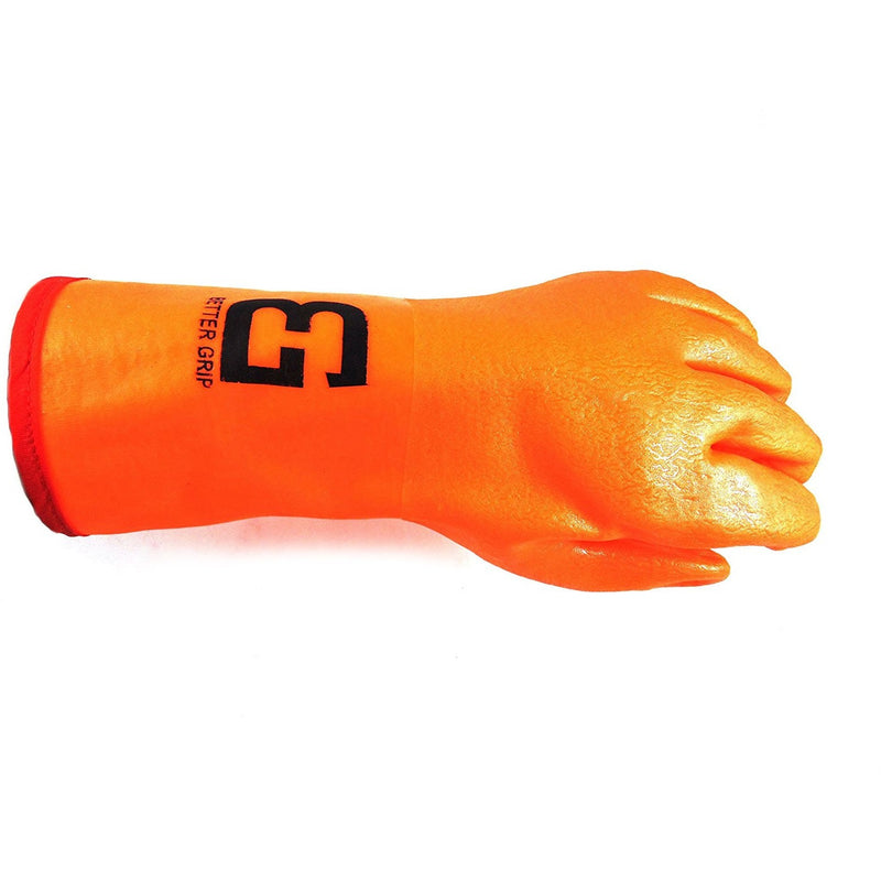 Better Grip® 12" 3 Layers Liner PVC Gloves Gauntlet Cuff - BG12ORG-Better Grip-RK Safety