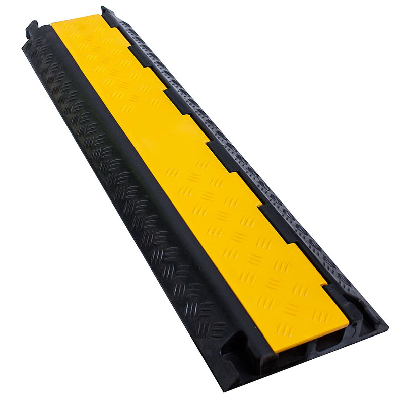 RK Dual Channel Rubber Cable Protector | Rubber Speed Bump-RK Safety-RK Safety
