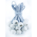 RK Safety Ball Bungee Cords, 25 pc - White-RK Safety-RK Safety
