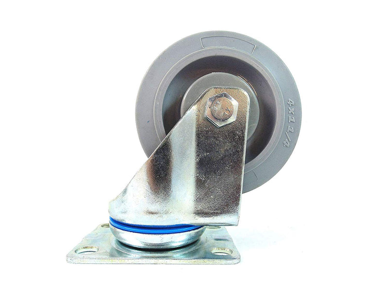 NK Furniture Movers Dolly, Soft Gray Non-marking TPR Wheels -Blue-NK-RK Safety
