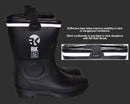 RK Mens Waterproof Rubber Sole Rain Boots - Black-RK Guard-RK Safety