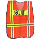Security Safety Vest with Reflective Strips, One Size Fits All - 8003-New York Hi-Viz Workwear-RK Safety