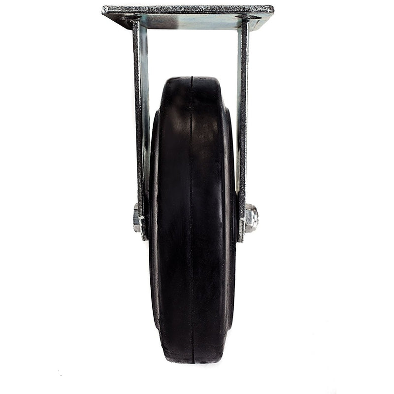 RK Heavy Duty Moldon Rubber on Cast Iron Wheel, 8" x 2"-NK-RK Safety