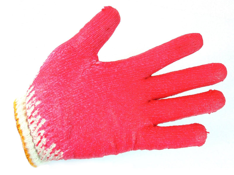 Rubber Coated String Knit Work Gloves