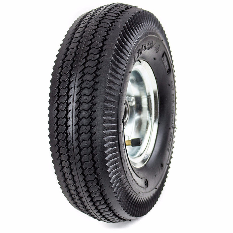 NK WPNMT-10 Pneumatic Hand Truck Air Tires 10" x 3-1/2" Wheel with 5/8" ID 4.10/3.50 (Qty: 1)-NK-RK Safety