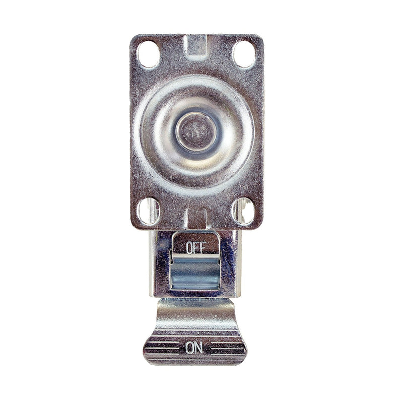 Set of 4 NK Swivel Plate Caster with 4" x 1-1/4" Non Marking Soft Gray Rubber TPR Wheel-NK-RK Safety